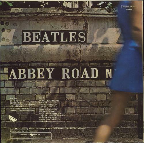 The Beatles Abbey Road - 1976 Issue Greek vinyl LP album (LP